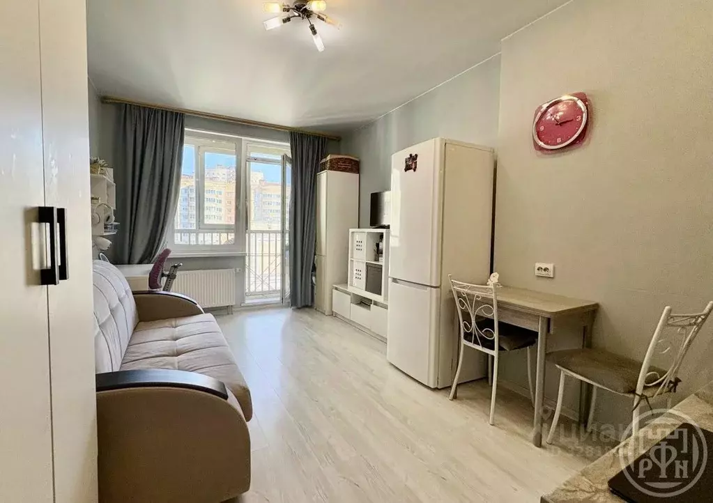 Студия Санкт-Петербург ул. Оптиков, 37 (21.1 м) - Фото 2