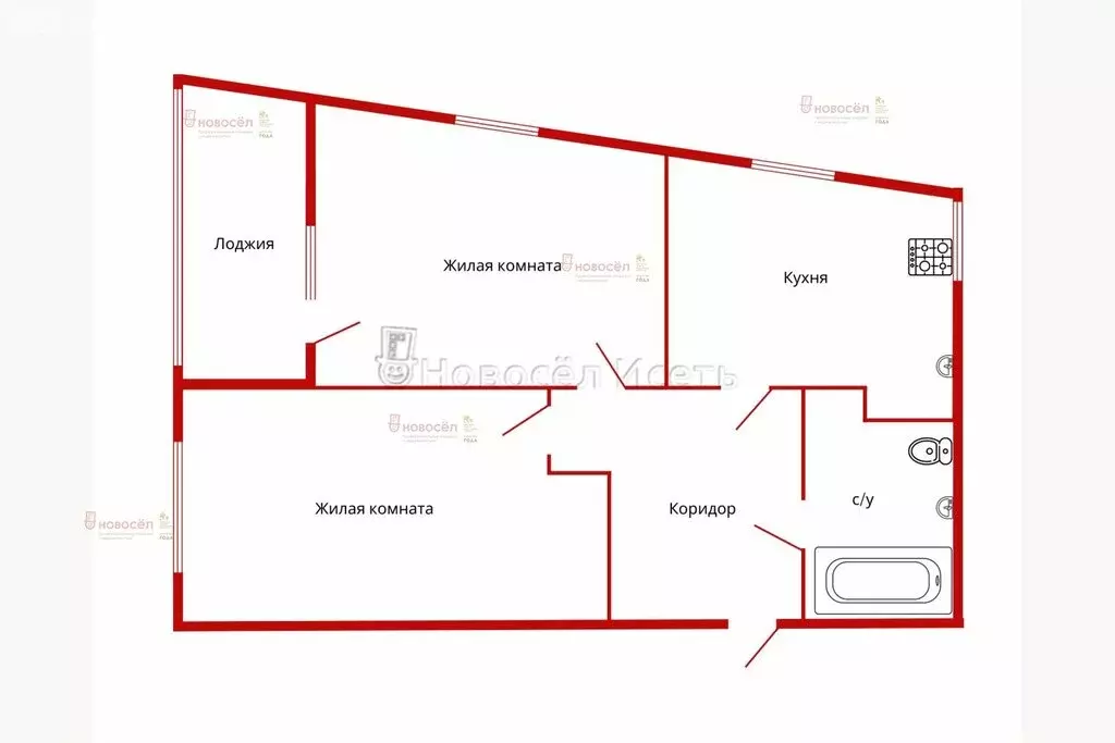 2-комнатная квартира: Екатеринбург, улица Куйбышева, 98 (61 м) - Фото 0