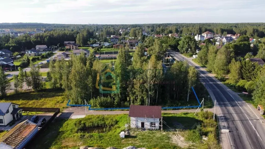 Участок в Ленинградская область, Всеволожский район, Агалатовское ... - Фото 2