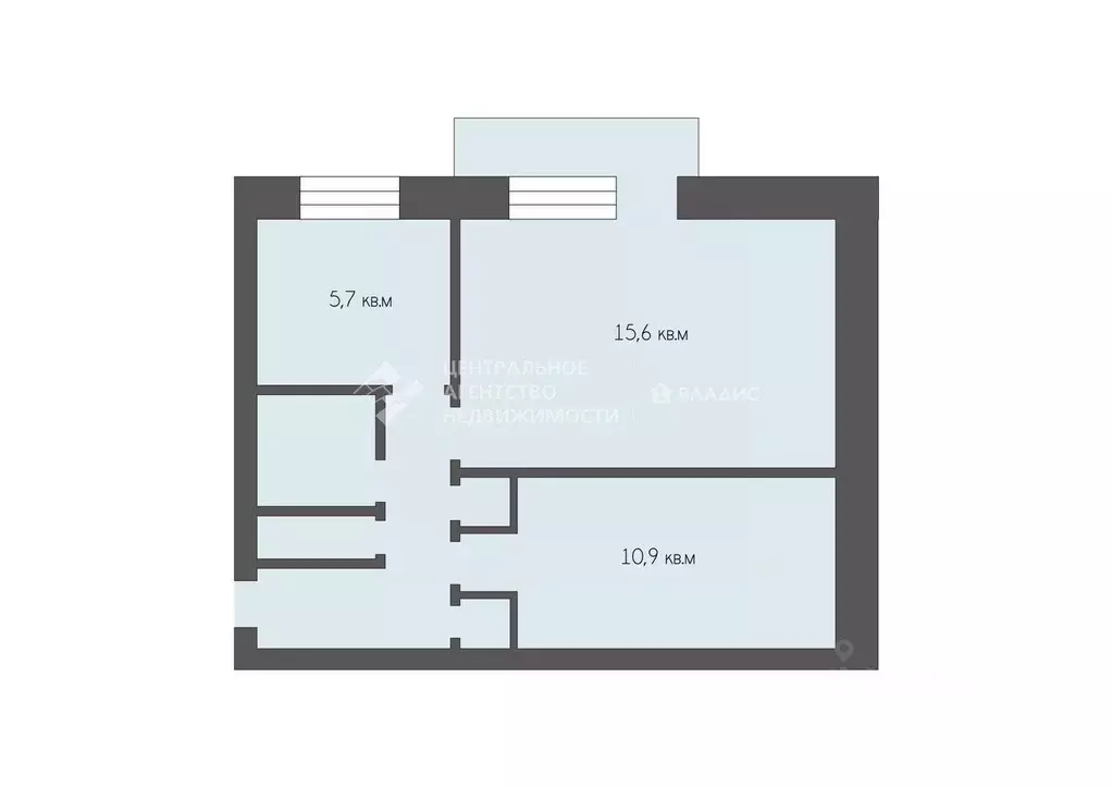 2-к кв. Московская область, Коломна Огородная ул., 88 (41.1 м) - Фото 2