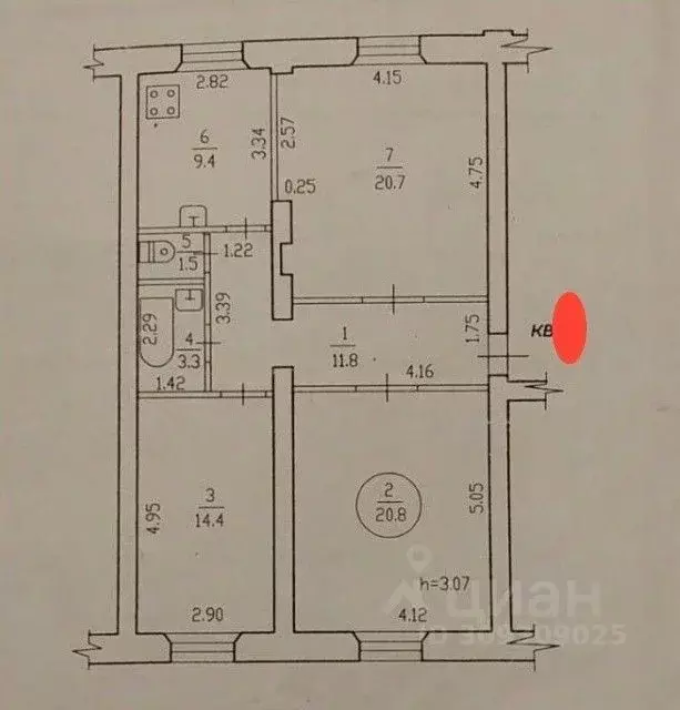 Комната Хабаровский край, Хабаровск Краснореченская ул., 125 (19.8 м) - Фото 2