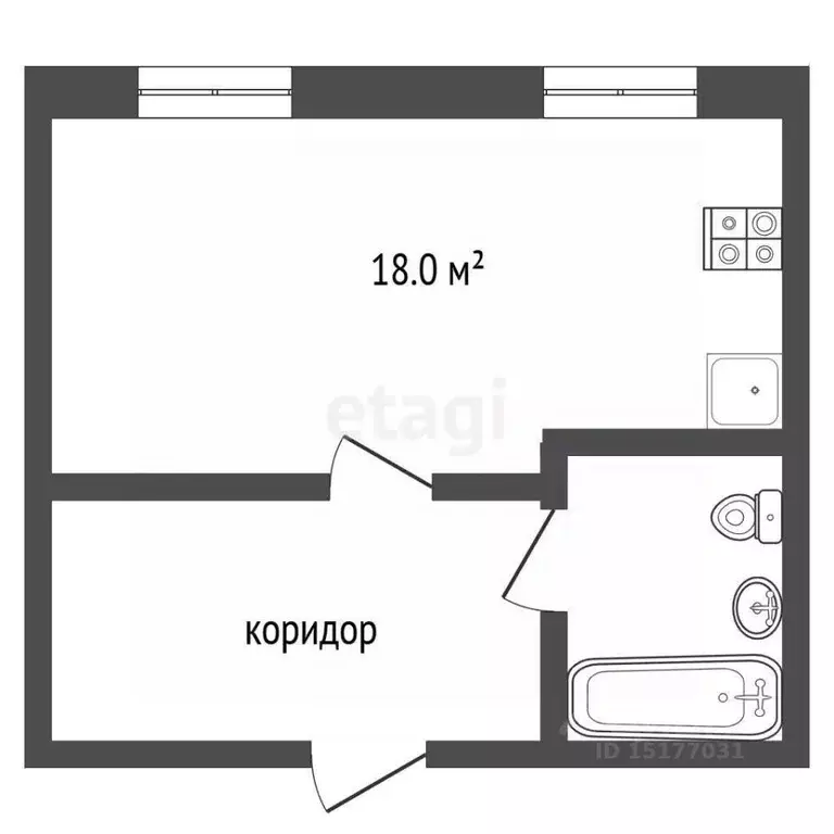 Студия Ямало-Ненецкий АО, Тарко-Сале Пуровский район, Южный мкр, 8 ... - Фото 1