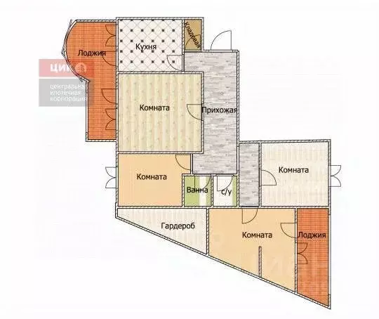 4-к кв. Рязанская область, Рязань ул. 3-и Бутырки, 2 (87.2 м) - Фото 2