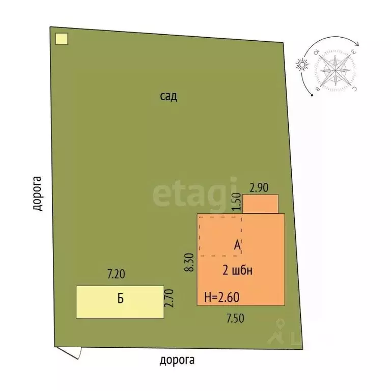 Дом в Ставропольский край, Кисловодск Березка СТ,  (107 м) - Фото 2