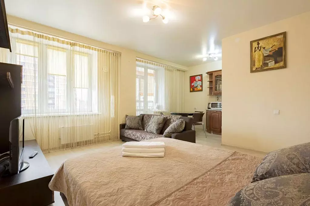 1-к кв. Красноярский край, Красноярск Взлетная ул., 7Ж (36.0 м) - Фото 1