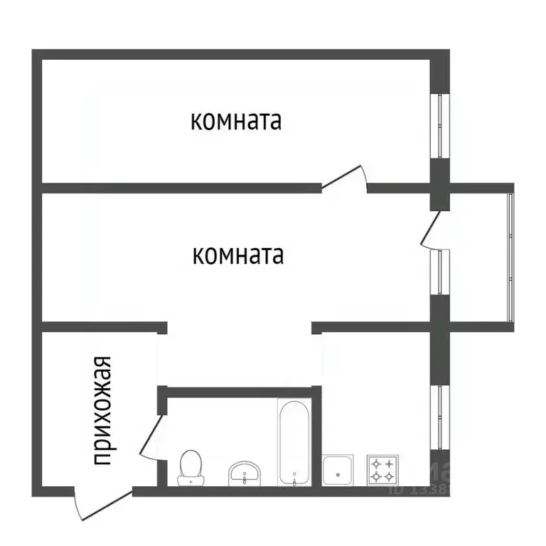 2-к кв. Красноярский край, Красноярск ул. Мичурина, 29 (53.0 м) - Фото 2