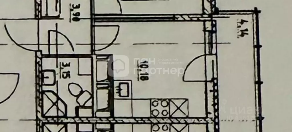 1-к кв. Ленинградская область, Мурино Всеволожский район, ул. ... - Фото 2