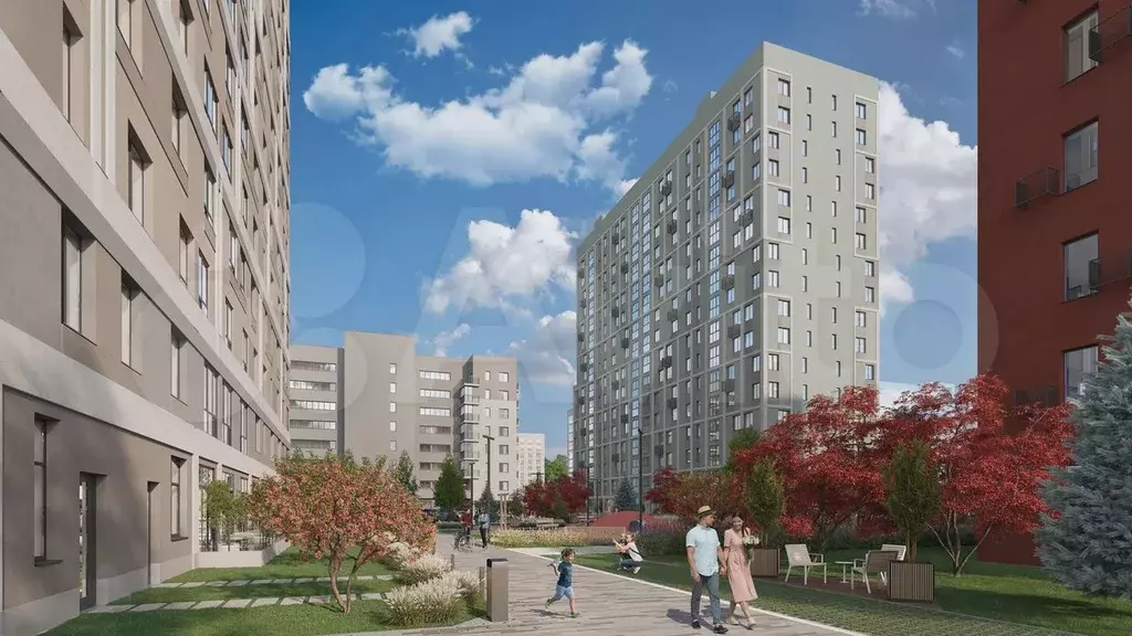 Квартира-студия, 35,7 м, 8/9 эт. - Фото 0