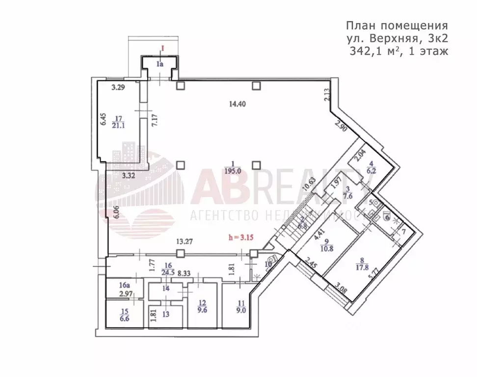 Помещение свободного назначения в Москва Верхняя ул., 3К2 (342 м) - Фото 1