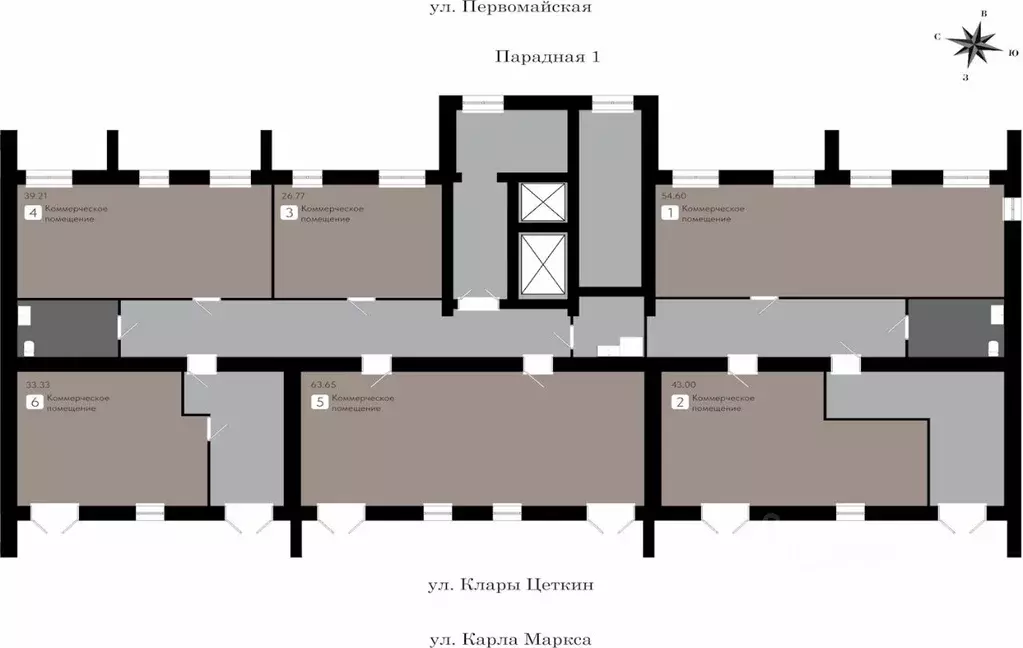 Офис в Коми, Сыктывкар Первомайская ул., 22 (39 м) - Фото 1