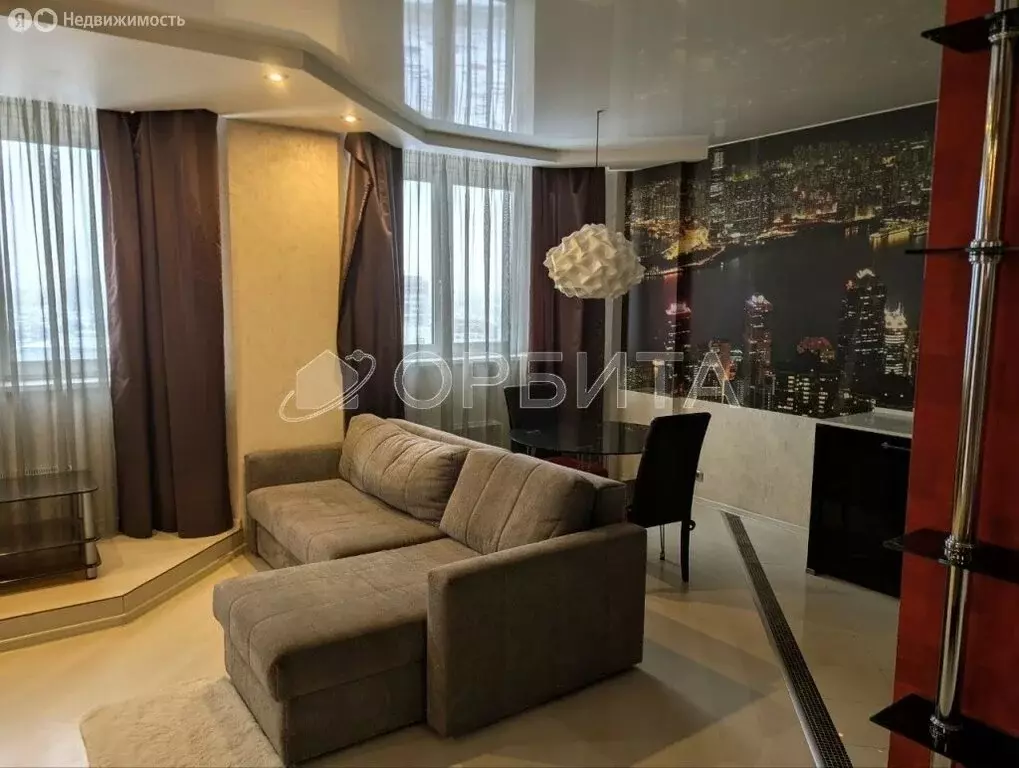 1-комнатная квартира: Тюмень, улица Самарцева, 8 (52 м) - Фото 2