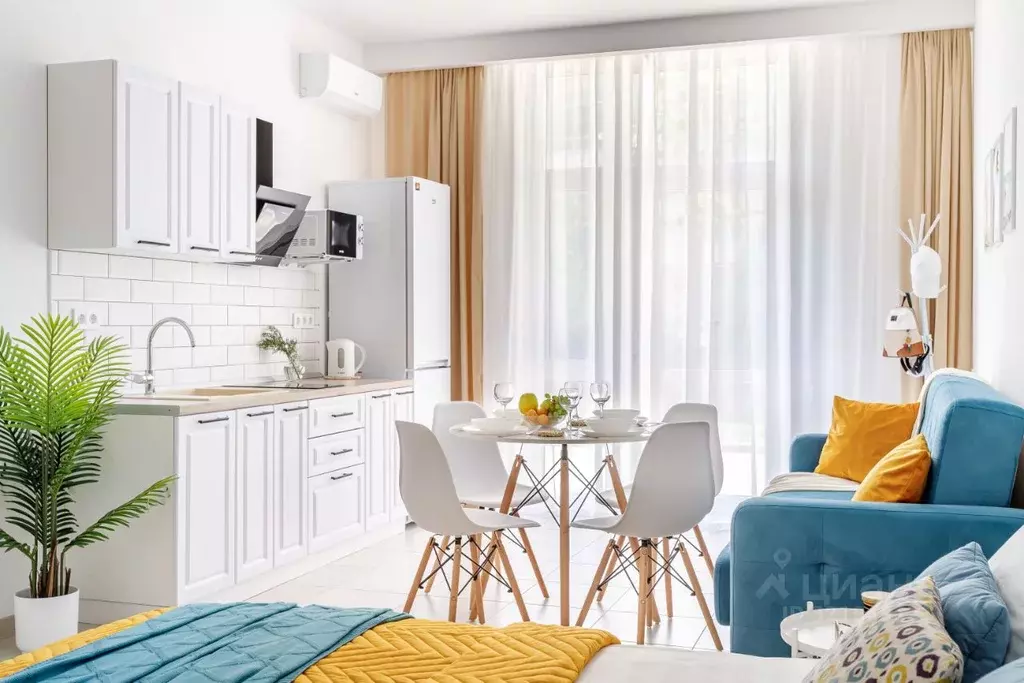 Студия Краснодарский край, Геленджик Верхняя ул., 4к4 (33.0 м) - Фото 2