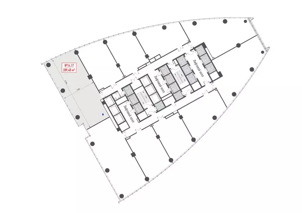 Офис (209.48 м) - Фото 2
