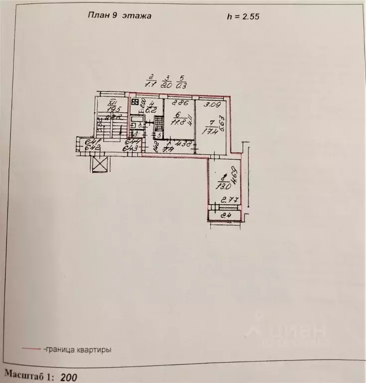 3-к кв. Санкт-Петербург просп. Испытателей, 11К1 (59.2 м) - Фото 2