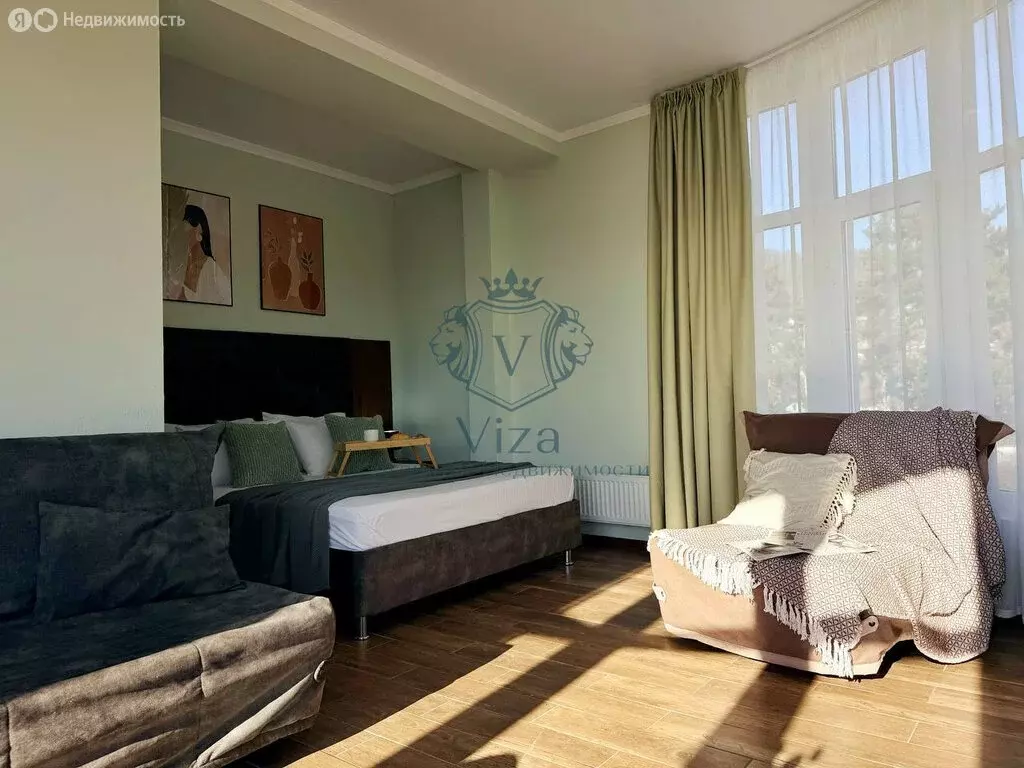 Квартира-студия: село Агой, гостиничный комплекс Радуга, 10В (35.4 м) - Фото 2