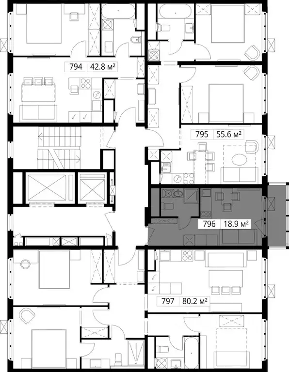 Студия Московская область, Ленинский городской округ, д. Сапроново, ... - Фото 1