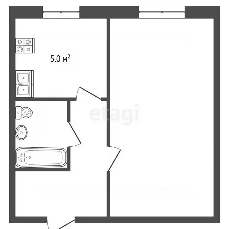 1-к кв. Мордовия, Саранск Советская ул., 65 (31.0 м) - Фото 2