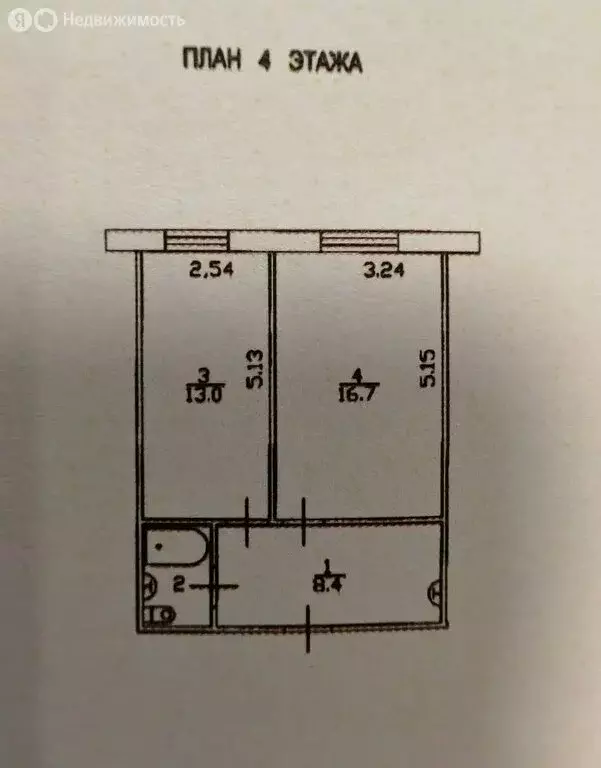 2-комнатная квартира: Набережные Челны, Казанский проспект, 5 (40.1 м) - Фото 2