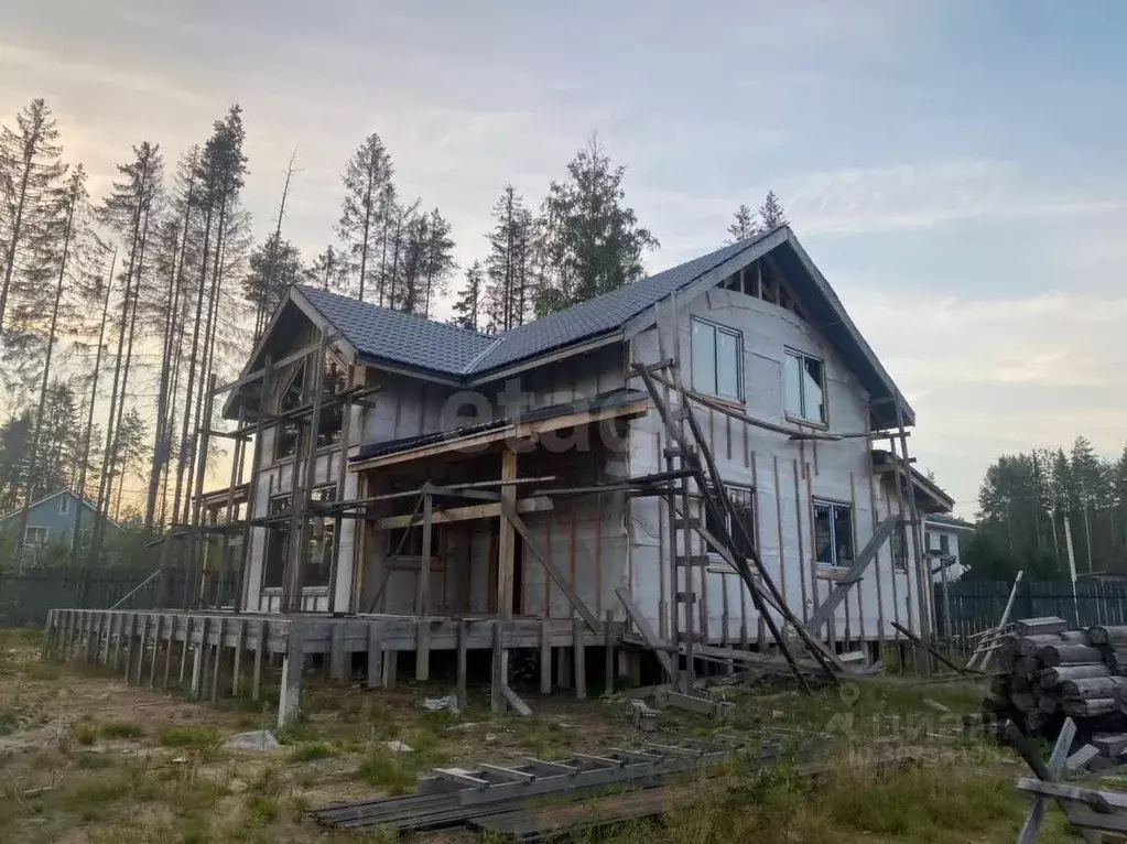 Дом в Ленинградская область, Сертолово Всеволожский район, Медное ... - Фото 0