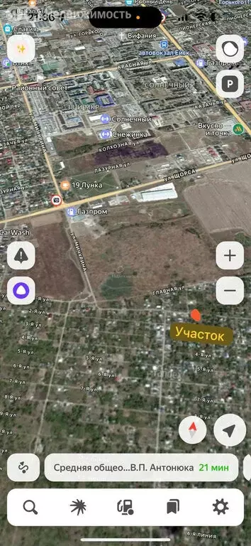 Участок в Ейск, СНТ Южное (5 м) - Фото 1