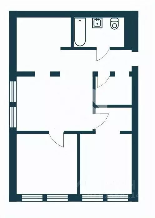 3-к кв. Новосибирская область, Новосибирск Вилюйская ул., 15 (60.4 м) - Фото 2