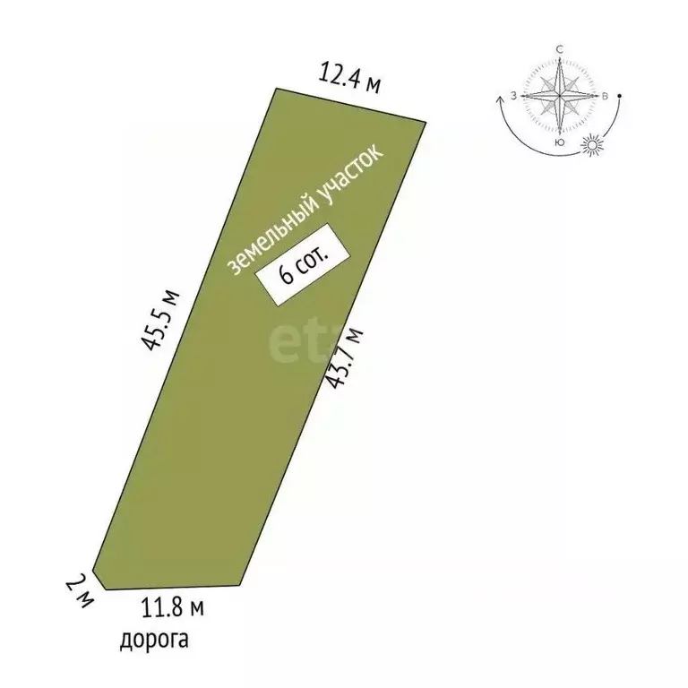 Участок в Крым, Ленинский район, Мысовское с/пос, Лесовод СНТ ул. ... - Фото 2