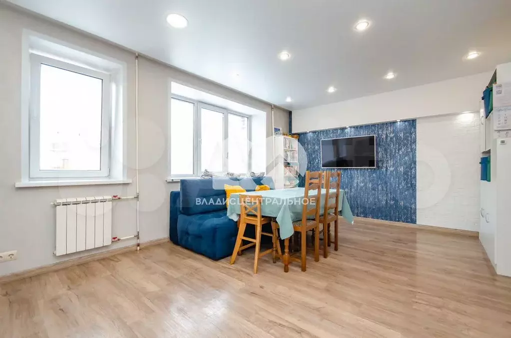 3-к. квартира, 65 м, 8/9 эт. - Фото 1