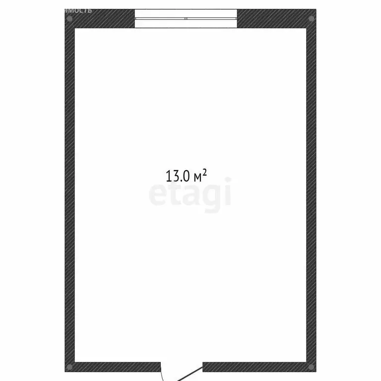 1к в -комнатной квартире (12.8 м) - Фото 1