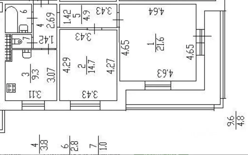 2-к кв. Санкт-Петербург Бухарестская ул., 146к1 (58.1 м) - Фото 2