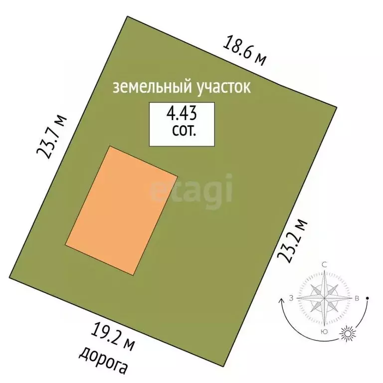 Дом в Крым, Феодосия Геолог-2 СПК, ул. Персиковая (100 м) - Фото 2