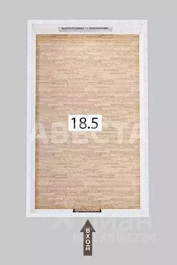 Комната Омская область, Омск ул. Серова, 20 (18.5 м) - Фото 1
