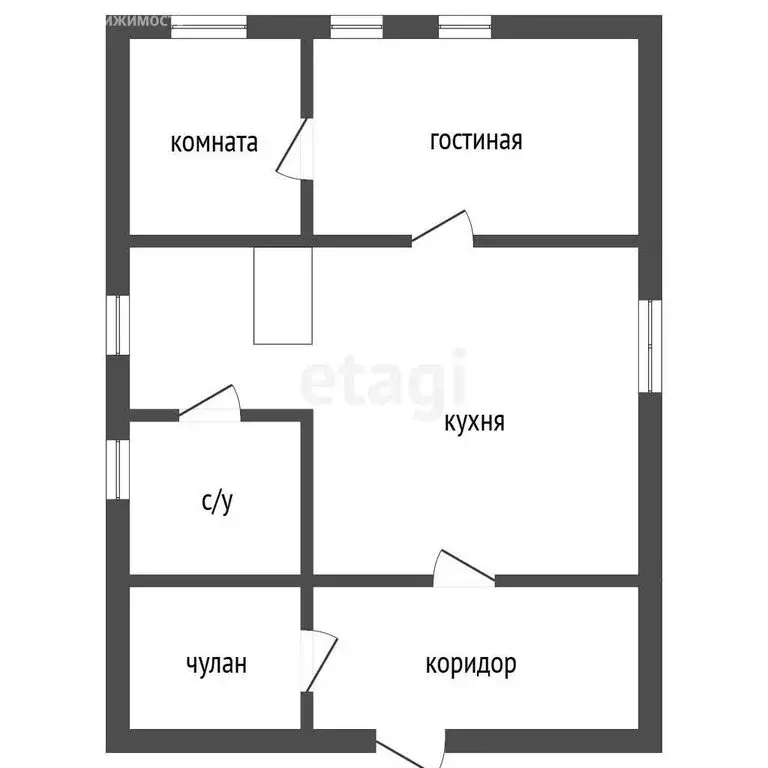 Дом в Пласт, улица Зои Космодемьянской (42 м) - Фото 1