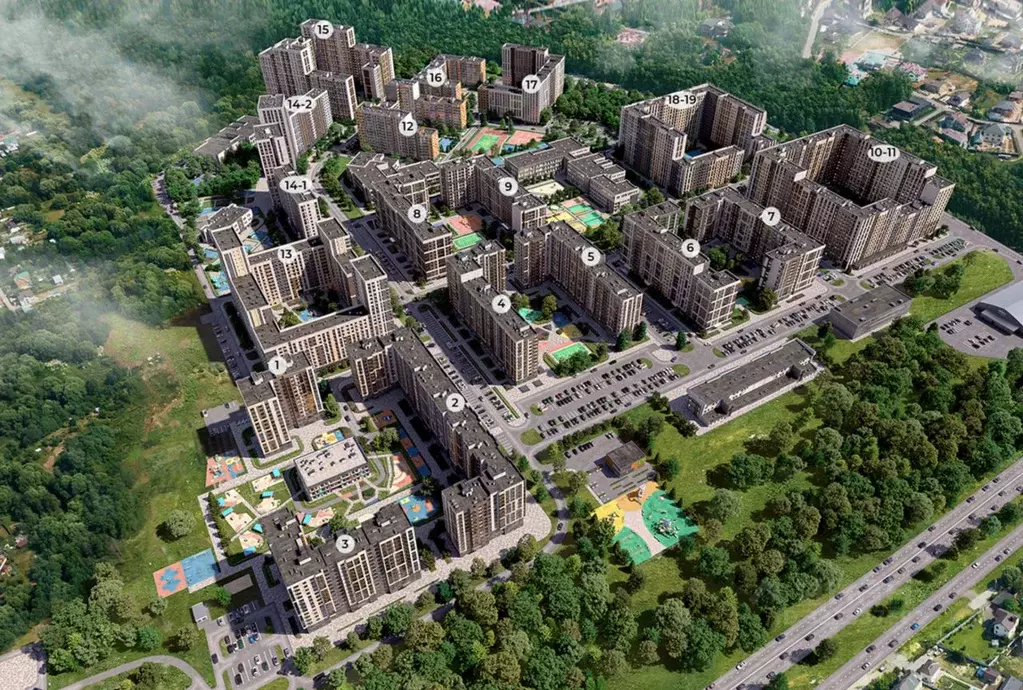 3-к кв. Москва Сосенское поселение, просп. Куприна, 40к9 (61.2 м) - Фото 1