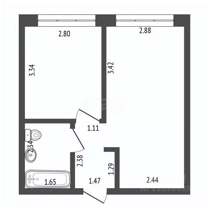 1-к кв. Московская область, Красногорск ул. Соловьиная, 6 (32.5 м) - Фото 2