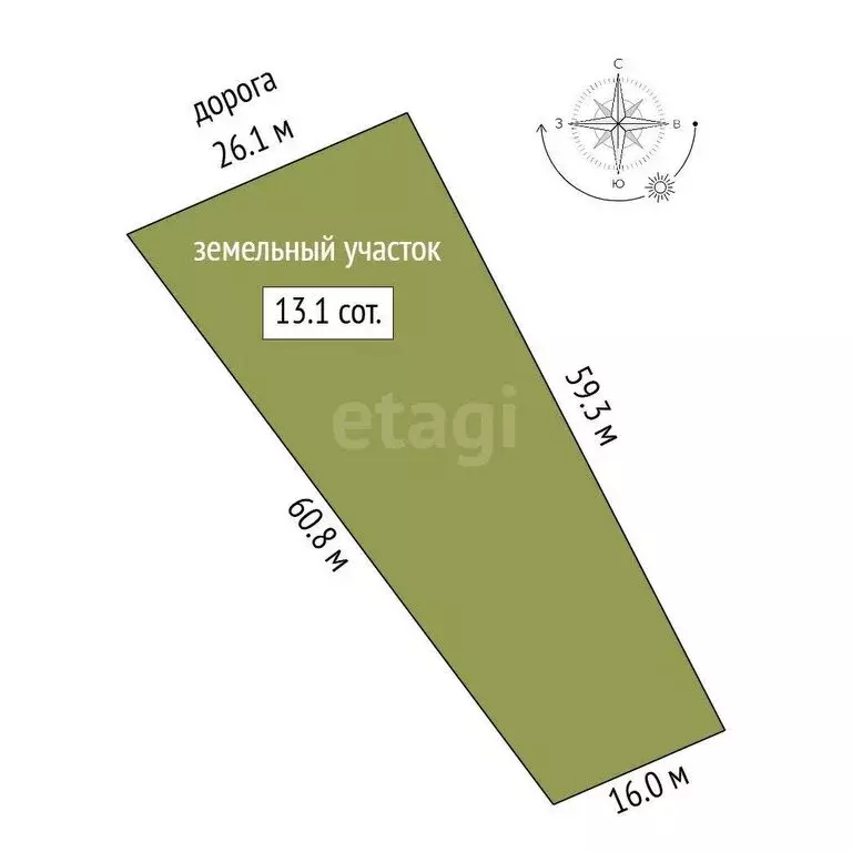 Участок в Неклиновский район, Самбекское сельское поселение, хутор ... - Фото 1