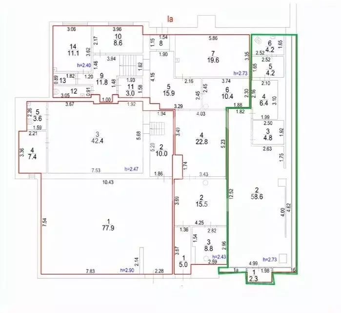 Помещение свободного назначения в Москва Уральская ул., 12/21 (90 м) - Фото 2