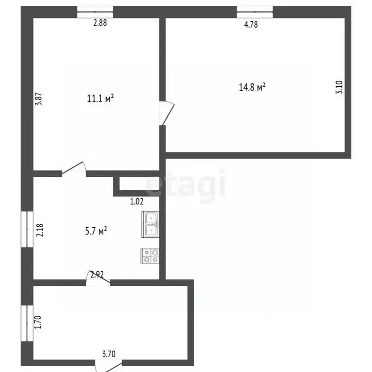 2-к кв. Владимирская область, Петушки ул. Механизаторов, 1А (31.6 м) - Фото 2