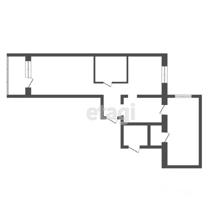 2-к кв. Красноярский край, Красноярск Краснодарская ул., 10А (72.1 м) - Фото 1
