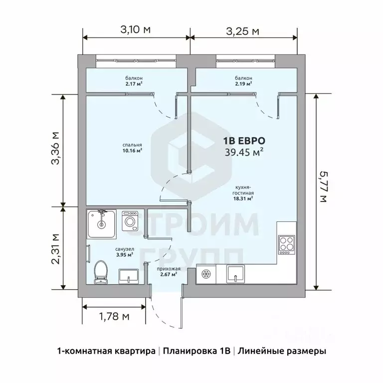 1-к кв. Владимирская область, Ковров Озерная ул., 35 (39.45 м) - Фото 1