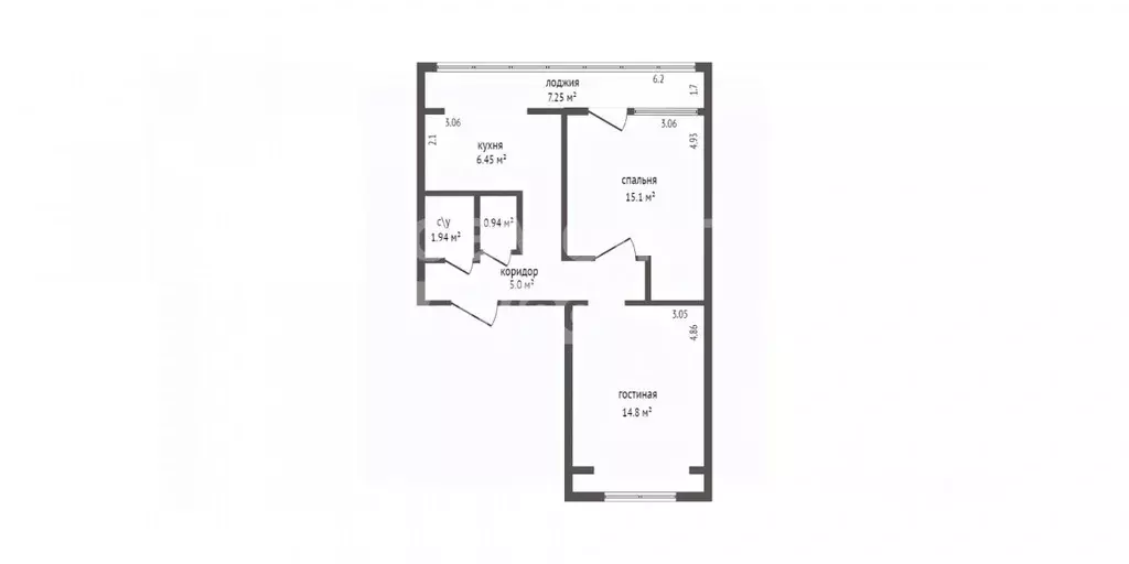 2-к кв. Дагестан, Дербент просп. Агасиева, 12Б (51.44 м) - Фото 1