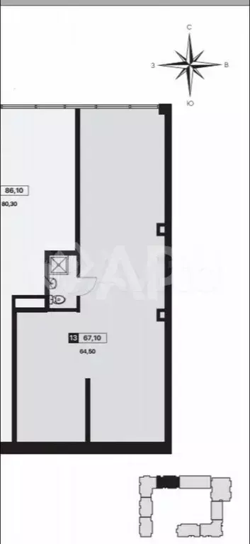 Продам помещение свободного назначения, 67.1 м - Фото 0