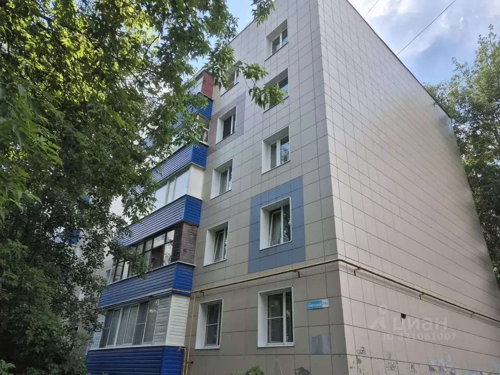 2-к кв. Московская область, Домодедово Северный мкр, ул. Советская, ... - Фото 1