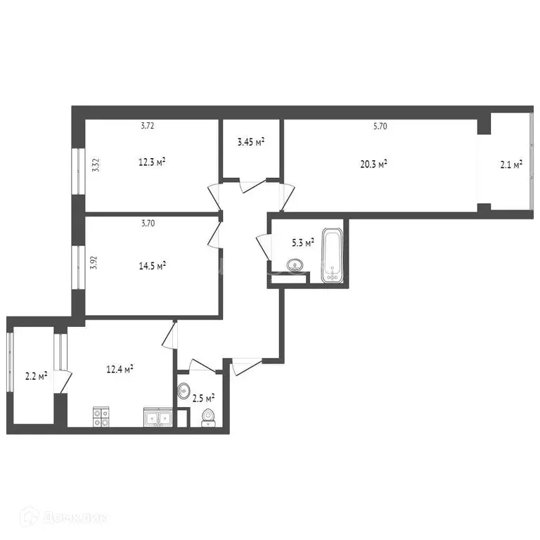 Продаётся 3-к квартира, 89 м - Фото 1