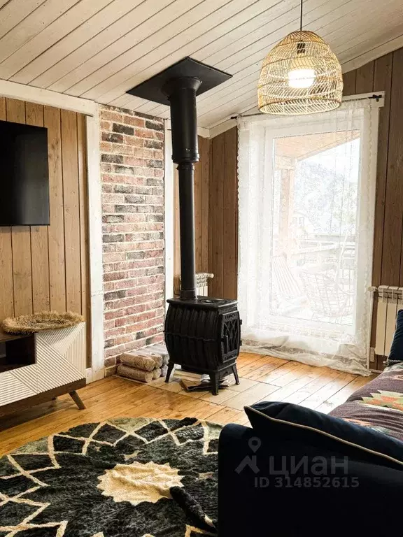 Дом в Алтай, Чемальский район, с. Турбаза Катунь  (81 м) - Фото 1