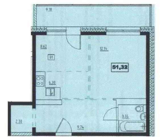 2-к кв. Иркутская область, Иркутск ул. Красный Путь (51.3 м) - Фото 0