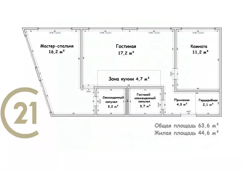 3-к кв. Москва Нагатинская наб., 10А (64.0 м) - Фото 1