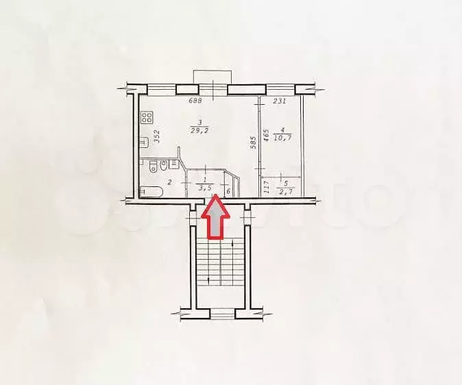 2-к. квартира, 52,3 м, 3/5 эт. - Фото 0