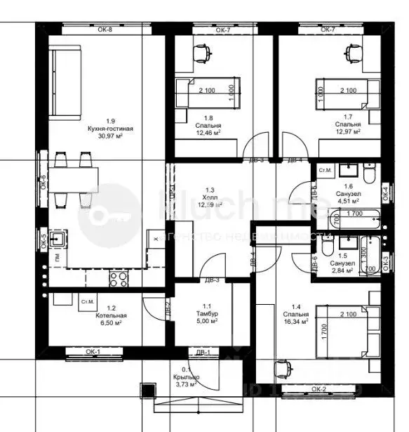 Дом в Татарстан, Верхнеуслонский район, Набережно-Морквашское с/пос, ... - Фото 2