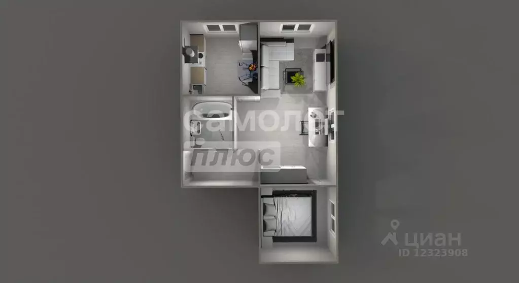 2-к кв. Московская область, Подольск Бородинская ул., 19 (37.4 м) - Фото 2