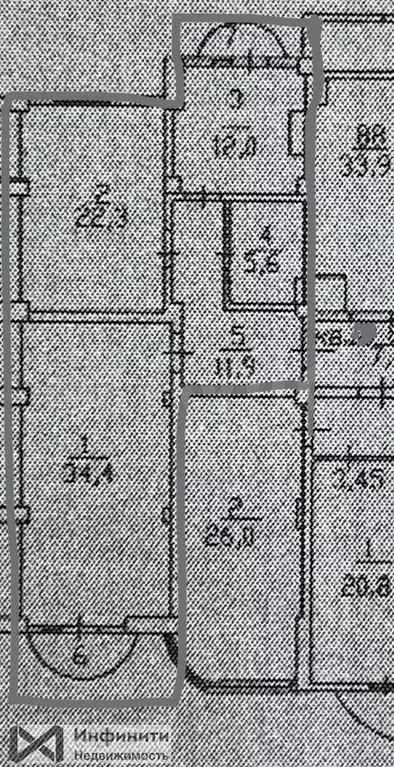 2-к. квартира, 91 м, 7/11 эт. - Фото 0